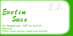 evelin suss business card